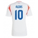 Čile Alexis Sanchez #10 Replike Gostujuci Dres Copa America 2024 Kratak Rukav